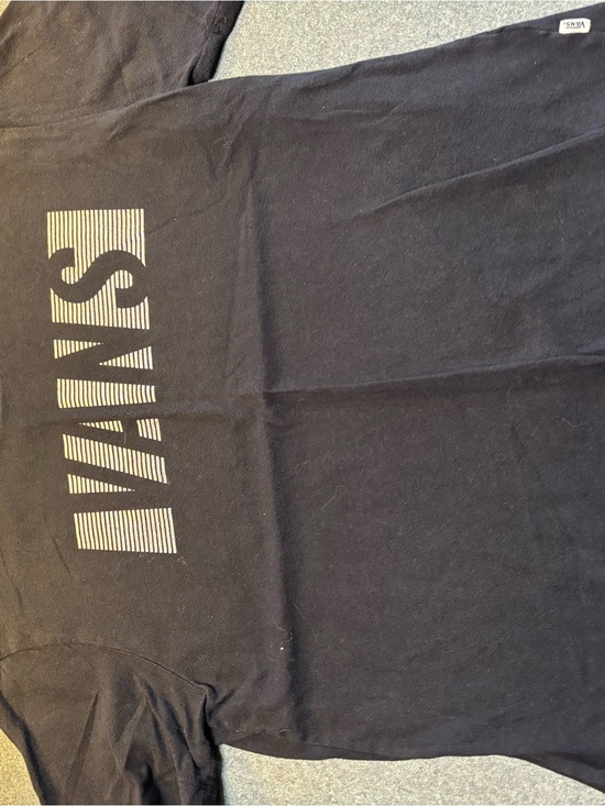 Vans Tops - Vans Black Crew Tee with Checker Logo